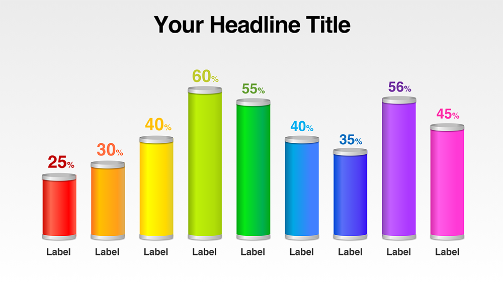 Download Data Driven Bar Chart Templates PresoMakeover