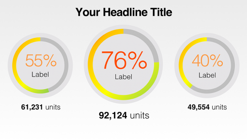 Data-Driven Pie Chart Templates